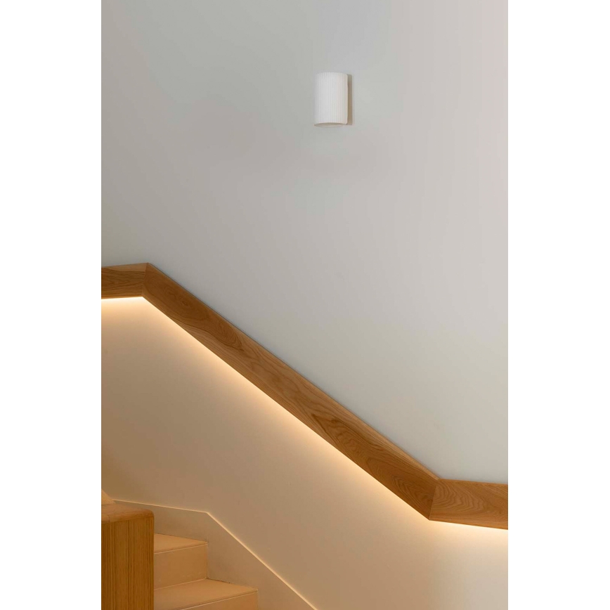 FARO 40522 - Zidna svjetiljka SOLE 1xGU10/8W/230V bijela okrugli