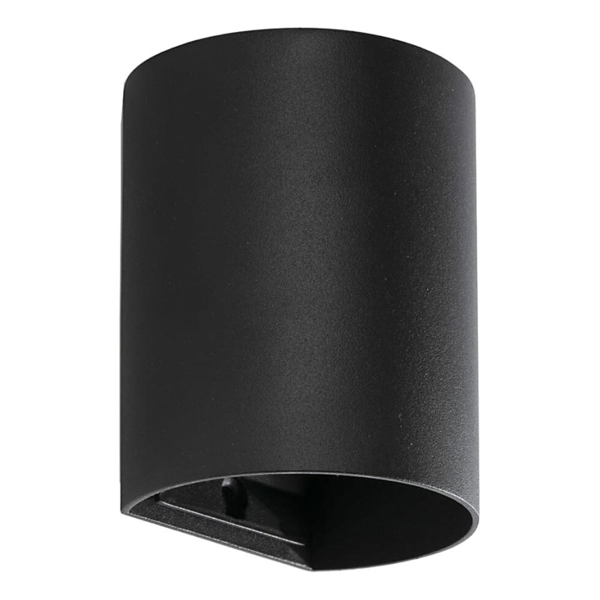 FARO 40523 - Zidna svjetiljka SOLE 1xGU10/8W/230V crna okrugli