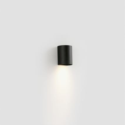 FARO 40523 - Zidna svjetiljka SOLE 1xGU10/8W/230V crna okrugli