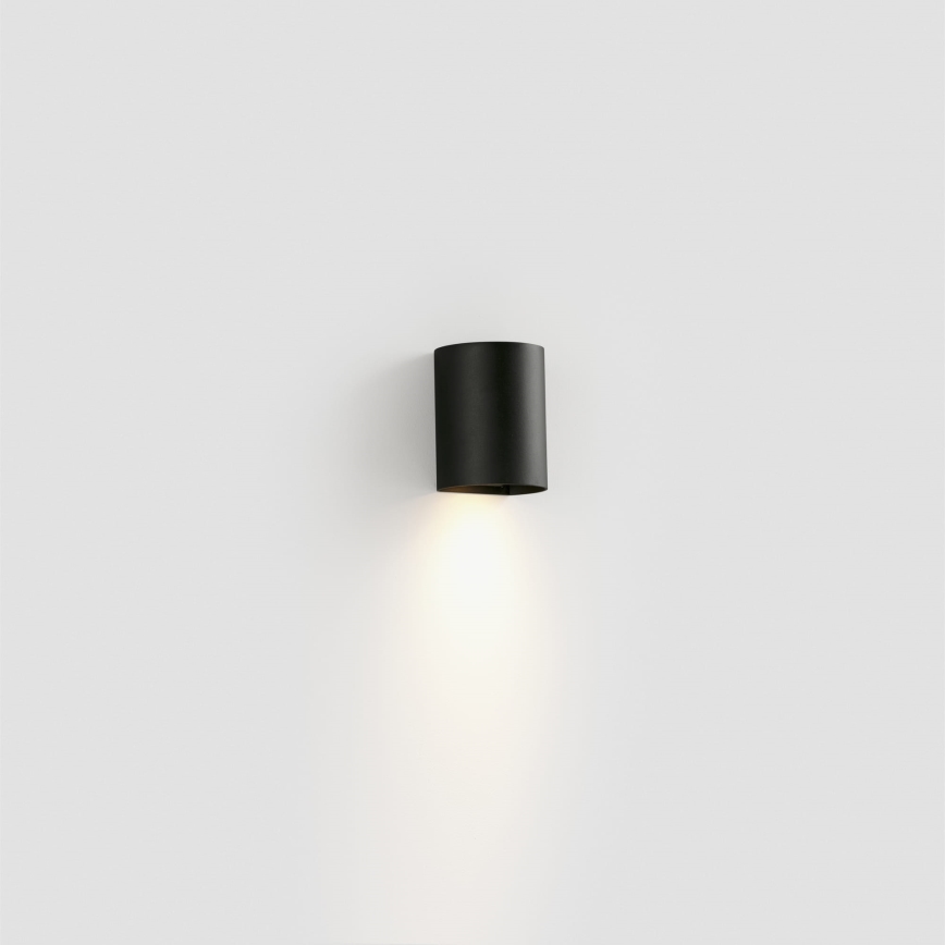 FARO 40523 - Zidna svjetiljka SOLE 1xGU10/8W/230V crna okrugli