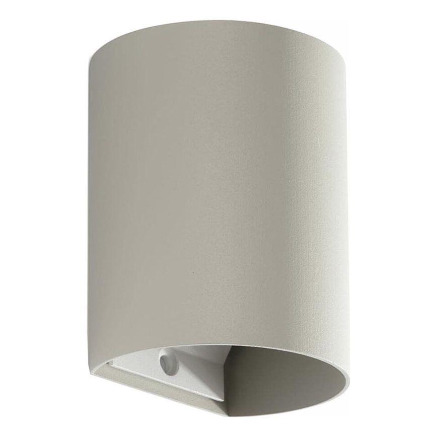 FARO 40524 - Zidna svjetiljka SOLE 1xGU10/8W/230V siva okrugli