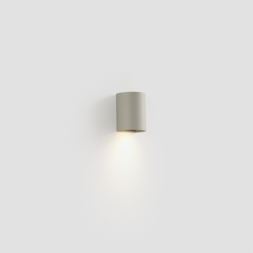 FARO 40524 - Zidna svjetiljka SOLE 1xGU10/8W/230V siva okrugli