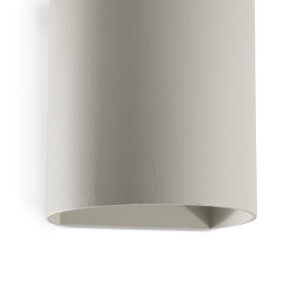 FARO 40524 - Zidna svjetiljka SOLE 1xGU10/8W/230V siva okrugli