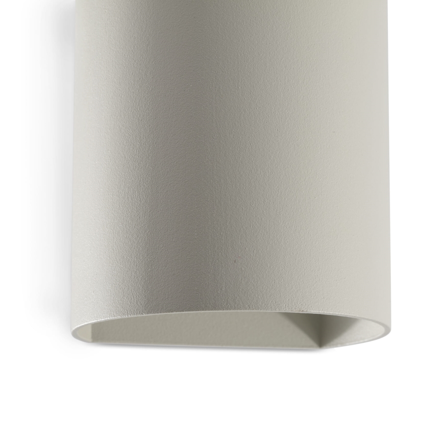 FARO 40524 - Zidna svjetiljka SOLE 1xGU10/8W/230V siva okrugli