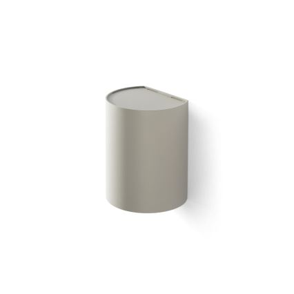 FARO 40524 - Zidna svjetiljka SOLE 1xGU10/8W/230V siva okrugli
