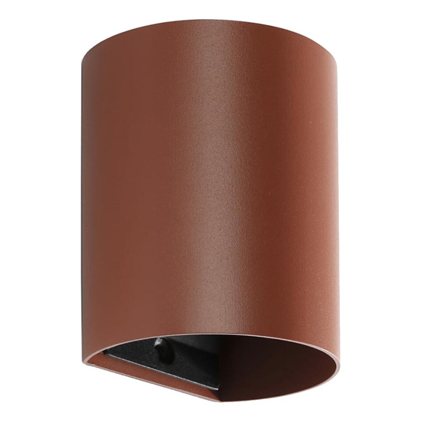 FARO 40525 - Zidna svjetiljka SOLE 1xGU10/8W/230V cigla okrugli