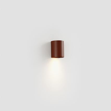 FARO 40525 - Zidna svjetiljka SOLE 1xGU10/8W/230V cigla okrugli