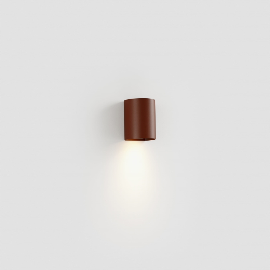 FARO 40525 - Zidna svjetiljka SOLE 1xGU10/8W/230V cigla okrugli