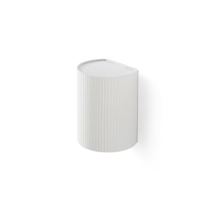 FARO 40526 - Zidna svjetiljka SOLE 1xGU10/8W/230V bijela izbrazdana okrugli