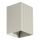 FARO 40536 - Zidna svjetiljka SOLE 1xGU10/8W/230V siva izbrazdana uglast