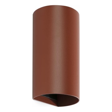 FARO 40541 - Zidna svjetiljka SOLE 2xGU10/8W/230V cigla okrugli