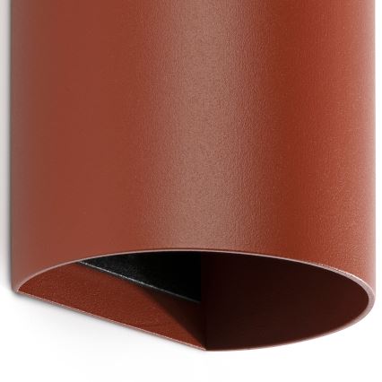 FARO 40541 - Zidna svjetiljka SOLE 2xGU10/8W/230V cigla okrugli