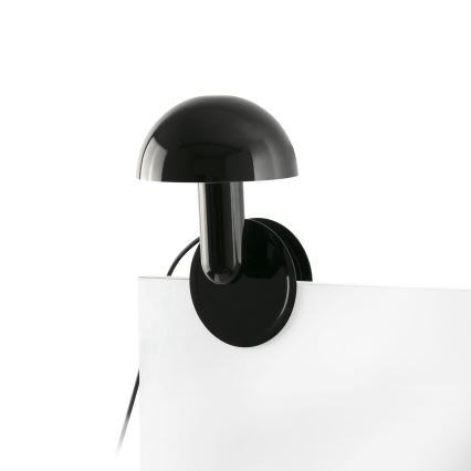 FARO 56100 - Stolna lampa s kvačicom 2u1 BELA 1xE27/15W/230V crna