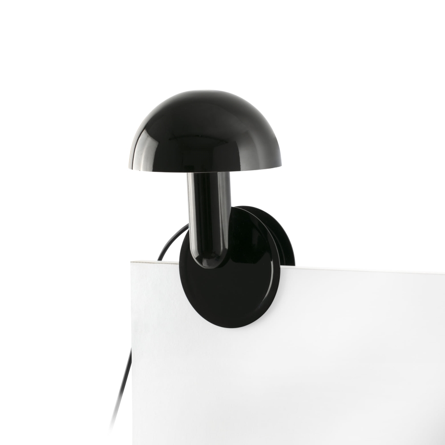FARO 56100 - Stolna lampa s kvačicom 2u1 BELA 1xE27/15W/230V crna