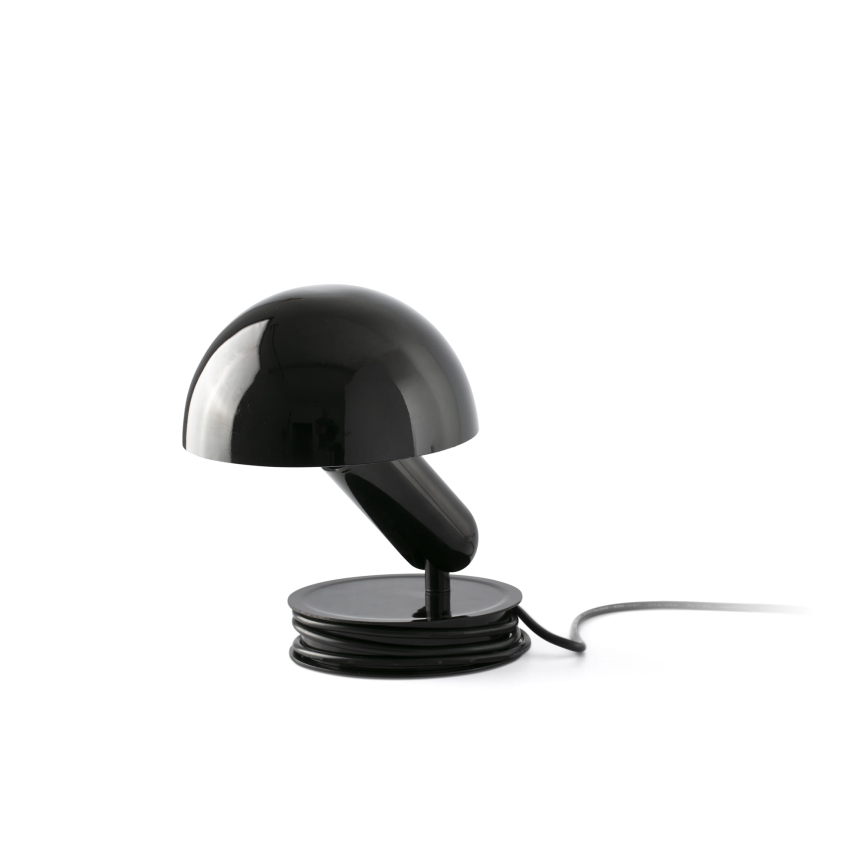 FARO 56100 - Stolna lampa s kvačicom 2u1 BELA 1xE27/15W/230V crna