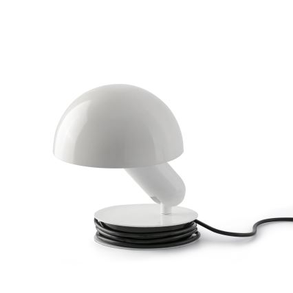 FARO 56101 - Stolna lampa s kvačicom 2u1 BELA 1xE27/15W/230V bijela