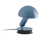 FARO 56102 - Stolna lampa s kvačicom 2u1 BELA 1xE27/15W/230V plava