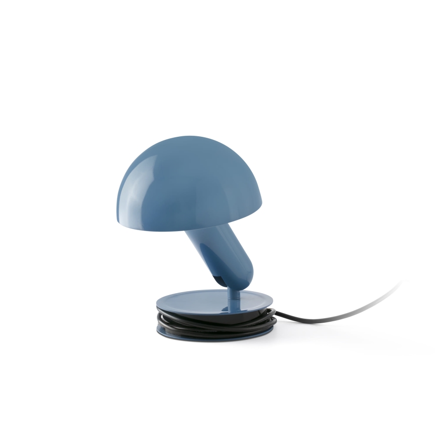 FARO 56102 - Stolna lampa s kvačicom 2u1 BELA 1xE27/15W/230V plava