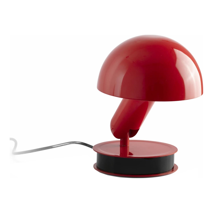 FARO 56103 - Stolna lampa s kvačicom 2u1 BELA 1xE27/15W/230V crvena