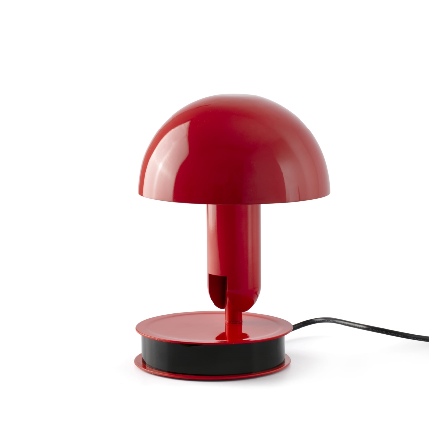 FARO 56103 - Stolna lampa s kvačicom 2u1 BELA 1xE27/15W/230V crvena