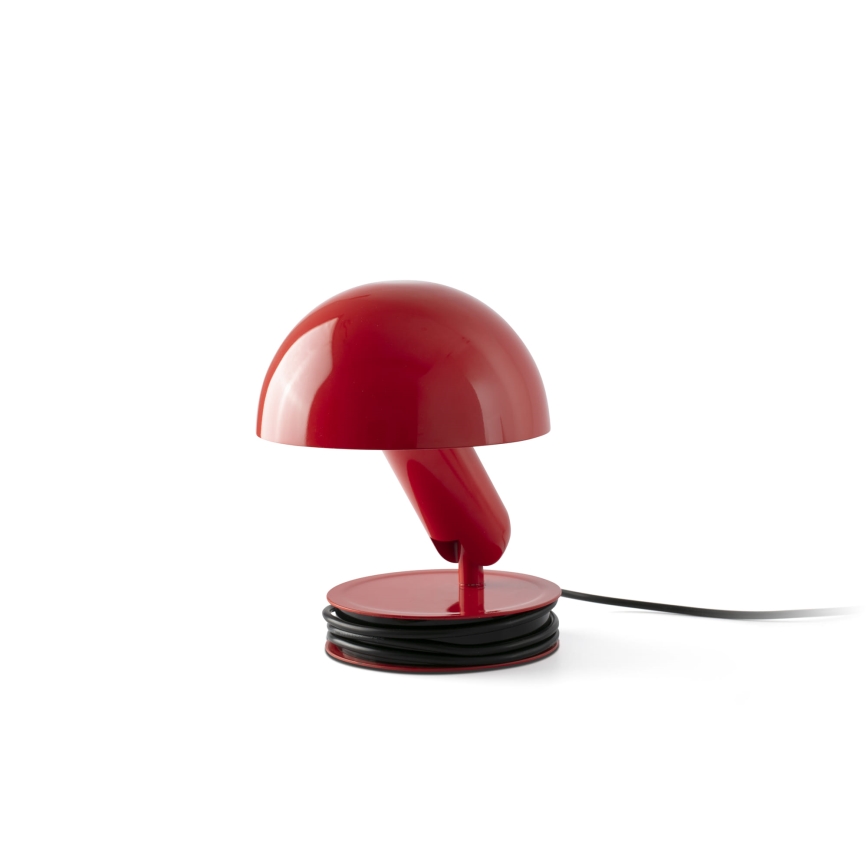 FARO 56103 - Stolna lampa s kvačicom 2u1 BELA 1xE27/15W/230V crvena
