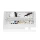 FARO 62124 - LED Zidna reflektorska svjetiljka SUAU LED/3W/230V USB bijela