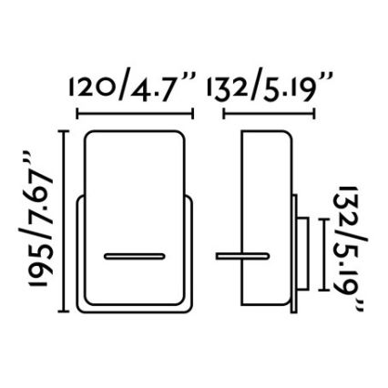 FARO 62130 - Zidna lampa SMILE 1xE27/15W/230V bijela