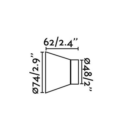 Faro 62300 - Zidna svjetiljka KERA 1xE27/15W/230V