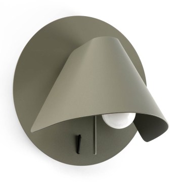 FARO 62356 - Zidna spot svjetiljka NOON 1xE27/15W/230V kaki