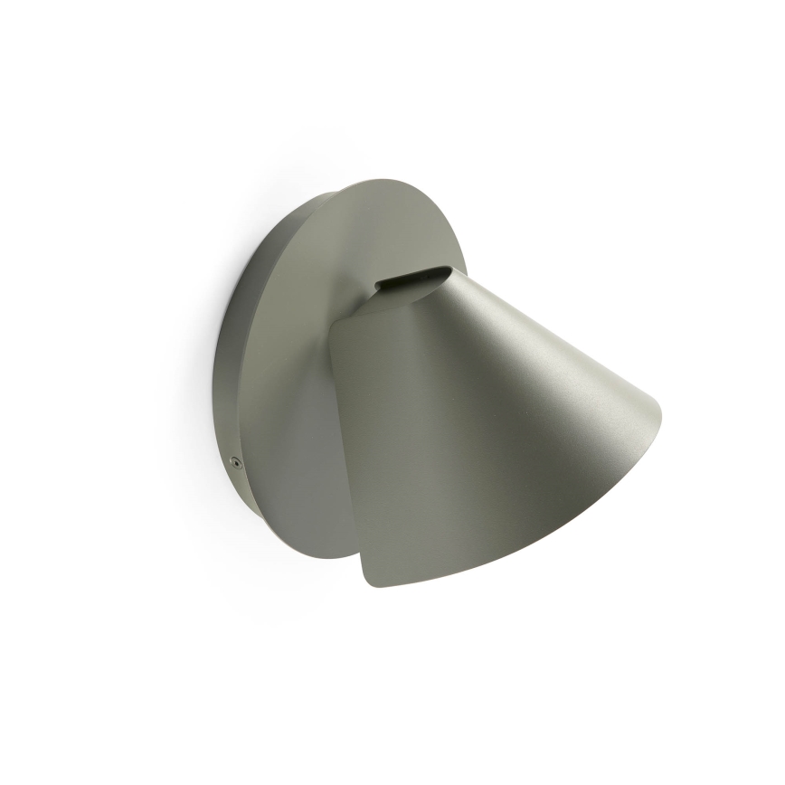 FARO 62356 - Zidna spot svjetiljka NOON 1xE27/15W/230V kaki