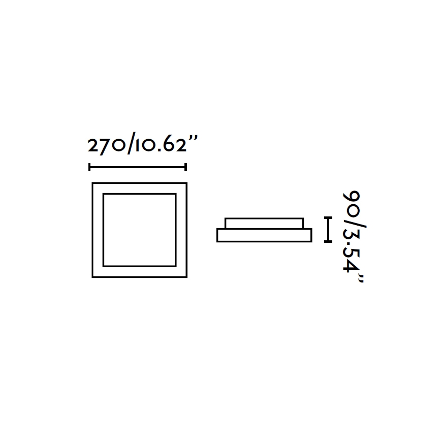 FARO 62968 - Stropna svjetiljka za kupaonicu TOLA 1 1xE27/20W/230V IP44