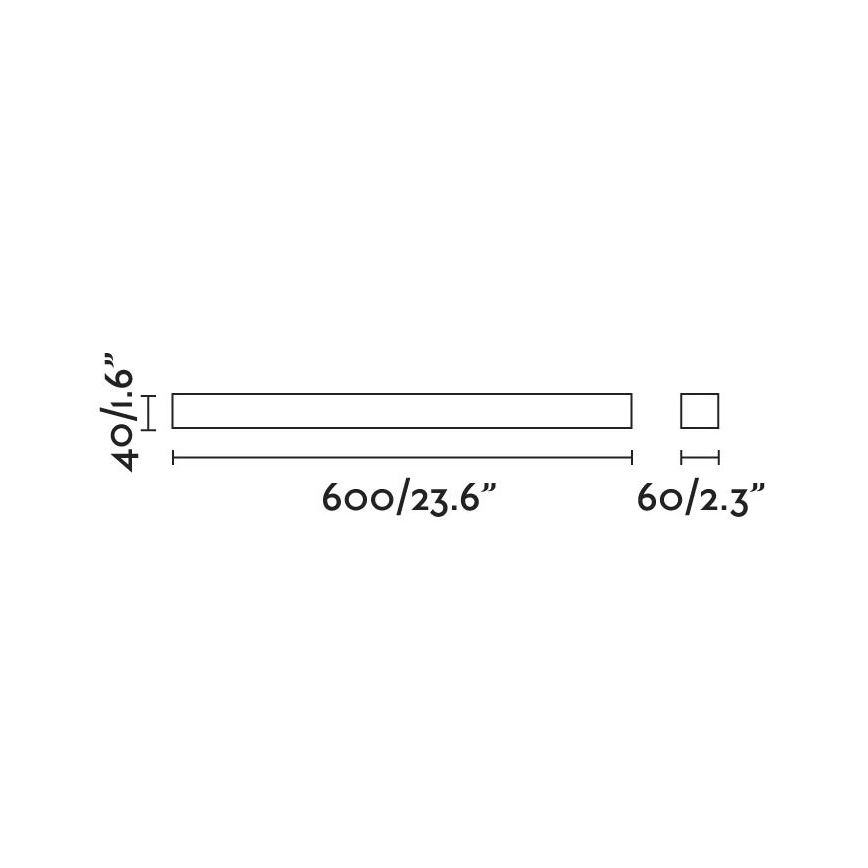 FARO 63316 - LED Rasvjeta za ogledalo u kupaonici NILO-1 LED/12W/230V IP44 crna