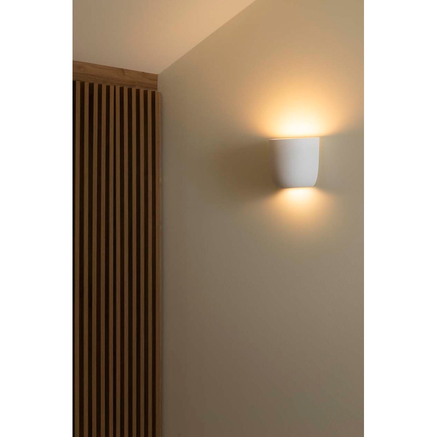 FARO 63428 - Zidna svjetiljka KAPPU 1xE14/7W/230V 15,8x15 cm bijela