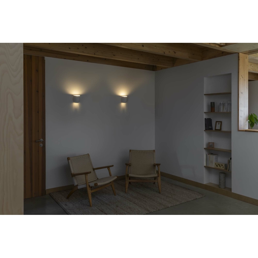 FARO 63428 - Zidna svjetiljka KAPPU 1xE14/7W/230V 15,8x15 cm bijela