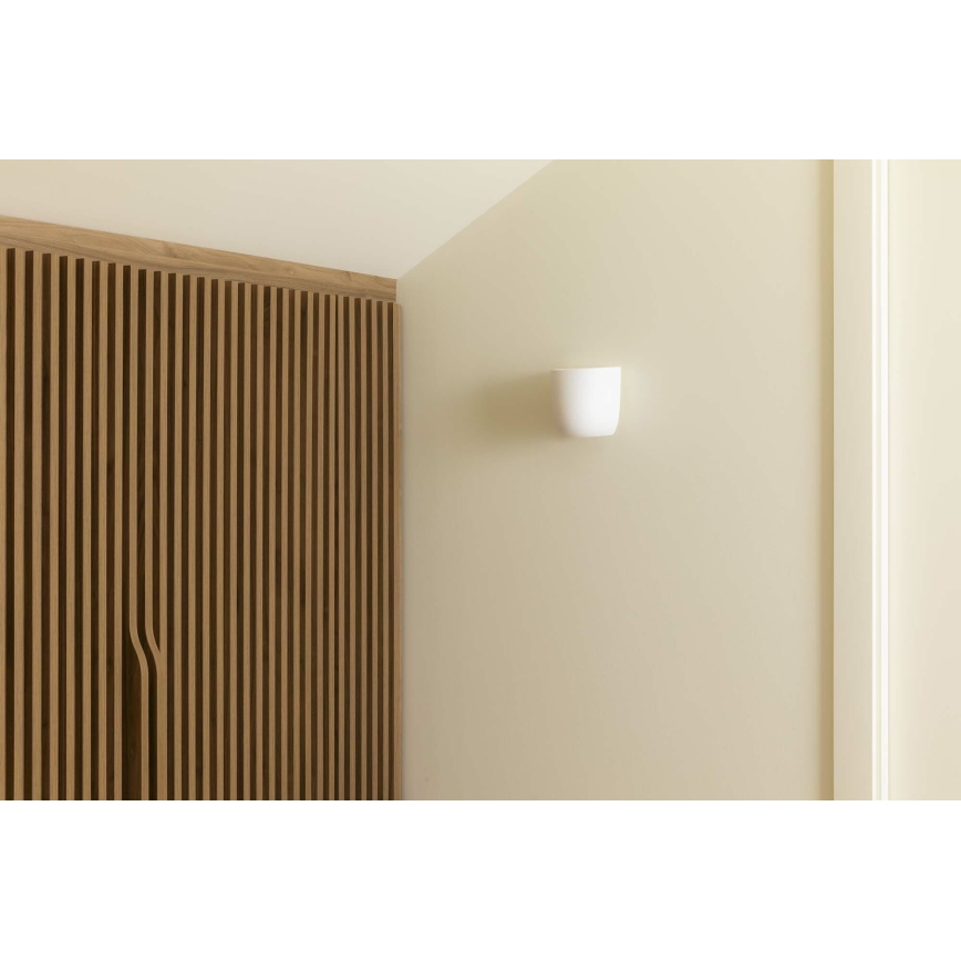 FARO 63428 - Zidna svjetiljka KAPPU 1xE14/7W/230V 15,8x15 cm bijela