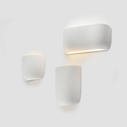 FARO 63429 - Zidna svjetiljka KAPPU 1xE14/7W/230V 25x15 cm bijela
