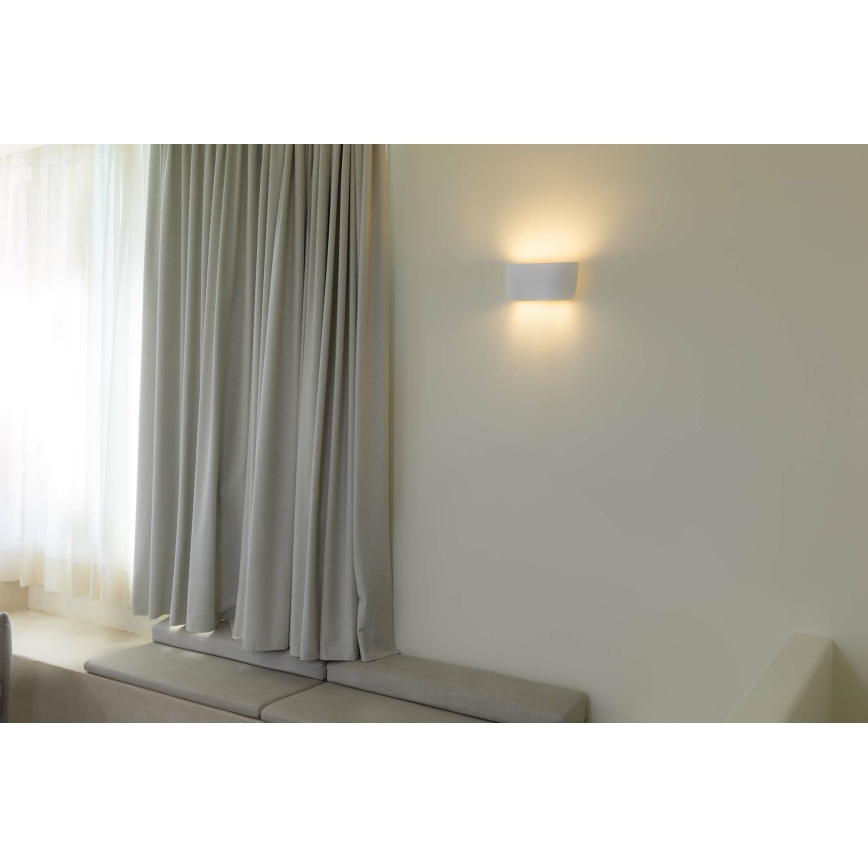 FARO 63430 - Zidna svjetiljka KAPPU 2xE14/7W/230V 16,8x30 cm bijela