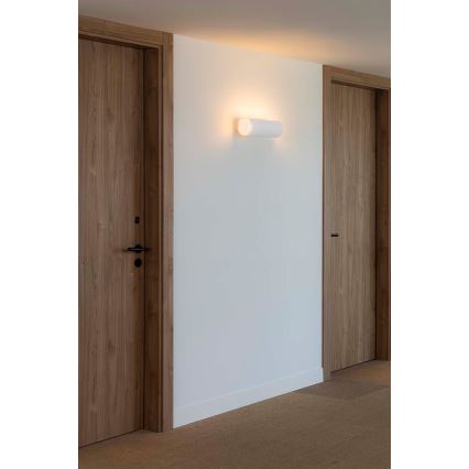 FARO 63436 - Zidna svjetiljka TRAMA 2xE14/7W/230V bijela