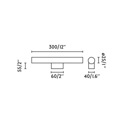 FARO 63548 - LED Rasvjeta za ogledalo u kupaonici CALMA LED/5W/230V IP44 zlatna