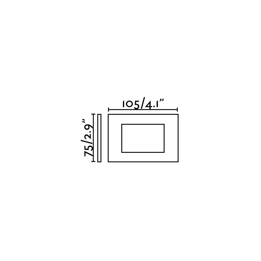 FARO 70163 - LED Vanjska ugradbena svjetiljka SPARK-1 LED/5W/230V IP65