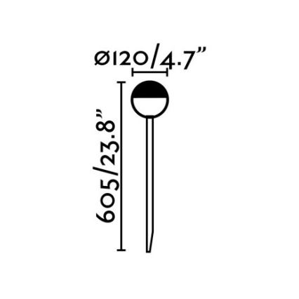 FARO 70245 - LED Vanjska lampa PICCOLA LED/8W/230V IP65