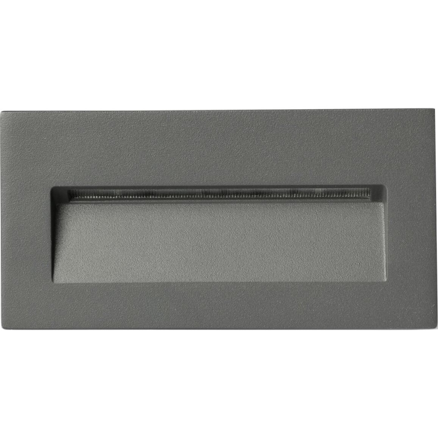 FARO 70289 - LED Ugradbena svjetiljka MANI LED/5W/230V 2200/2700/3200/4000K IK07 IP65 siva