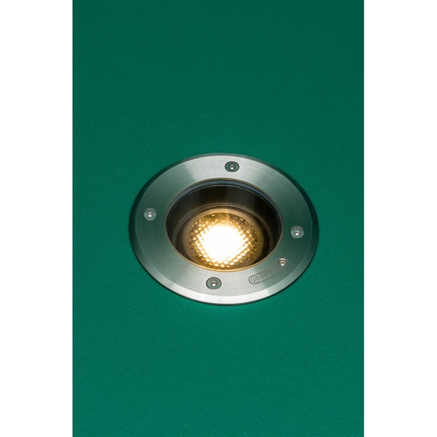 FARO 70310 - Vanjska svjetiljka za ugradnju u kolnik GEISER 1xGU10/8W/230V IK08 IP67 nehrđajući čelik
