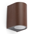 FARO 70324 - Vanjska zidna svjetiljka ESTELA 1xGU10/5W/230V IP65 smeđa