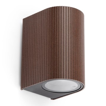 FARO 70324 - Vanjska zidna svjetiljka ESTELA 1xGU10/5W/230V IP65 smeđa