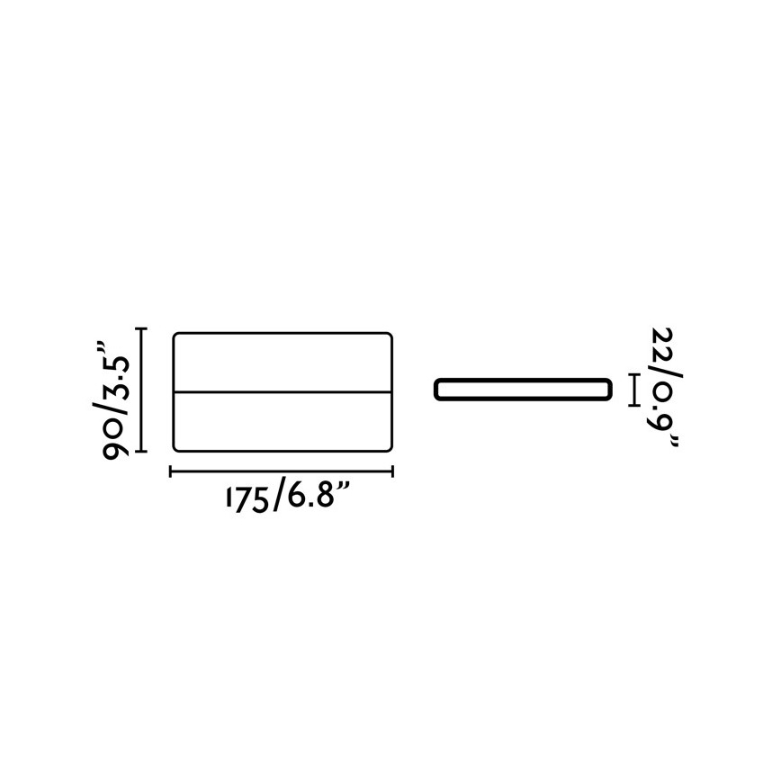 FARO 70646 - LED Vanjska zidna svjetiljka ADAY-2 LED/12W/230V IP54