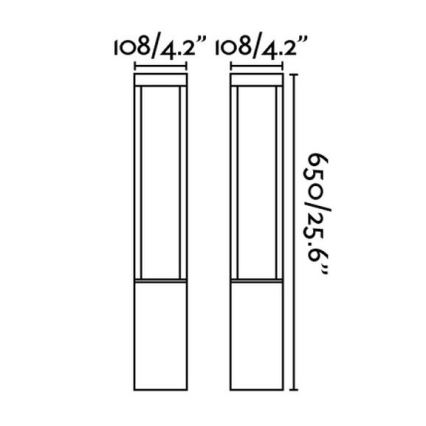 FARO 70754 - LED Vanjska lampa AGRA LED/10W/230V IP54