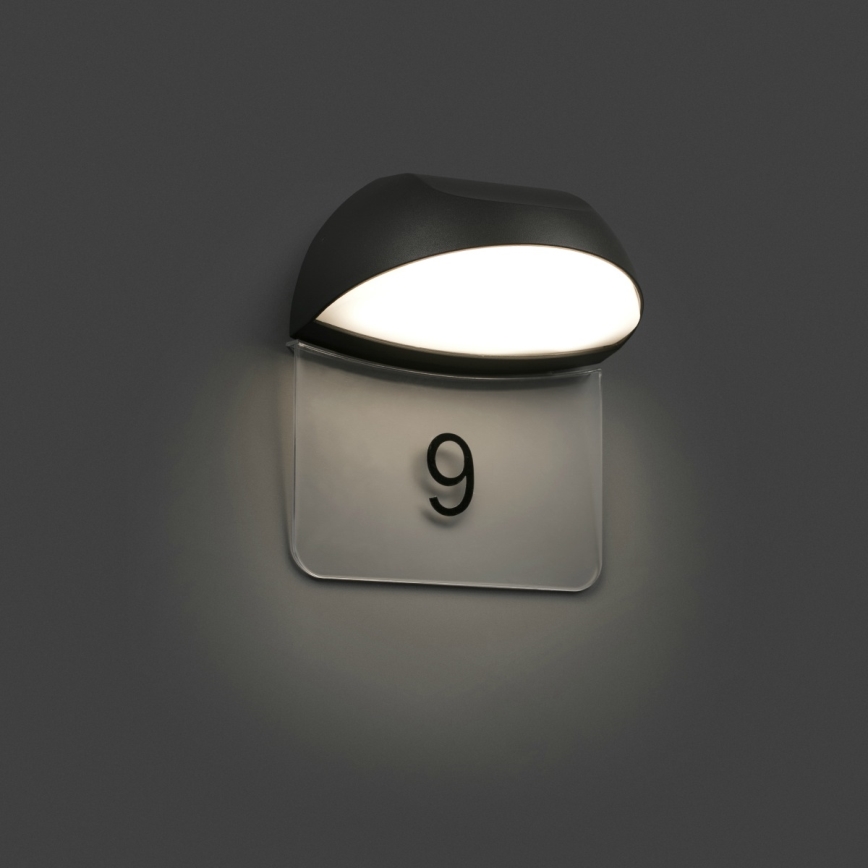 FARO 71197 - LED Vanjsko zidno svjetlo NUM LED/7W/230V IP54