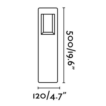 FARO 71199 - LED Vanjska lampa NAYA LED/8W/230V IP54