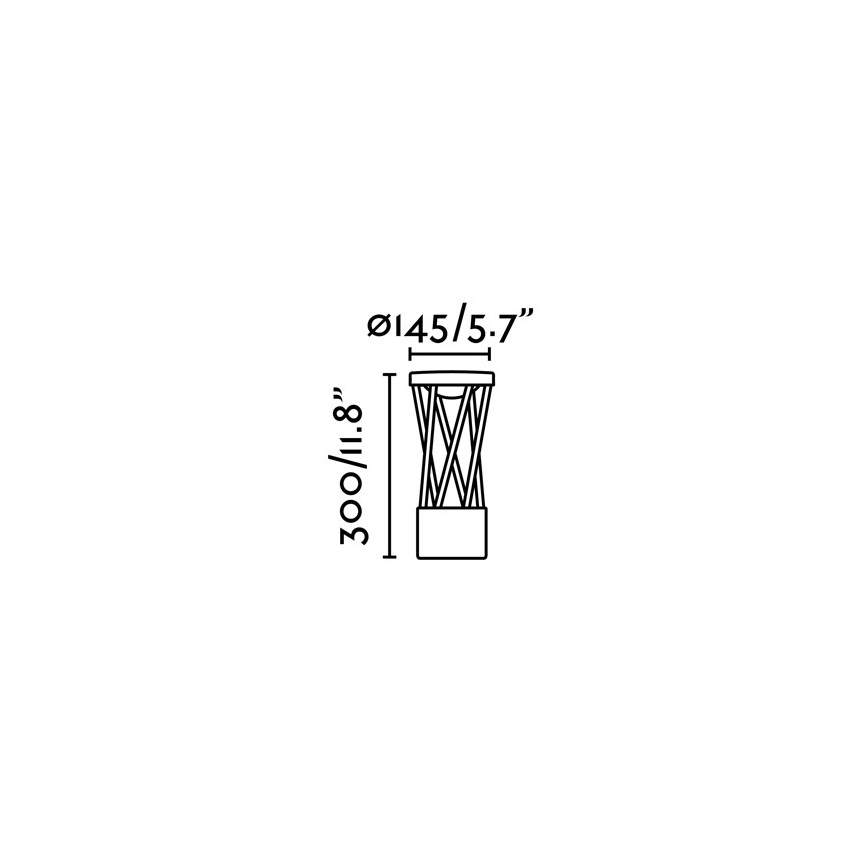 FARO 71286 - LED Vanjska lampa TWIST LED/10W/230V IP65
